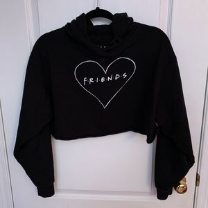 Friends Cropped Hoodie